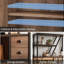 Wine Bar Cabinet With LED Lights, Power Outlets, Wine Rack-1349660055