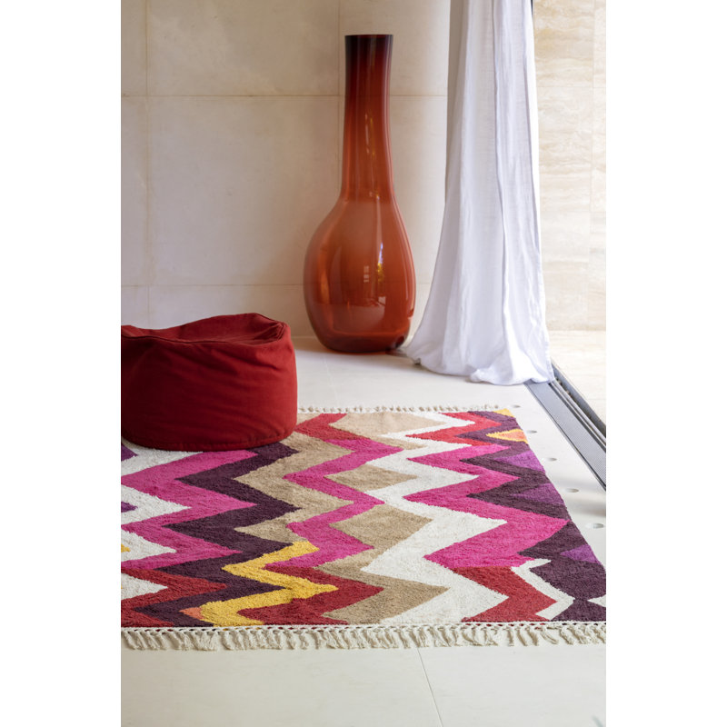 Aaban Chevron Hand Woven Area Rug, Rectangle 160 x 230cm