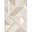 Tapis géométrique beige et crème 8 pi x 11 pi