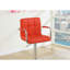 Tabouret de bar en similicuir de style contemporain, ensemble de 2 tabourets de cuisine à hauteur réglable pour îlot de cuisine-227353889
