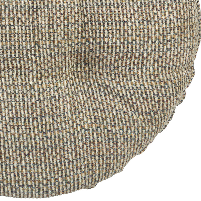 Non-Slip Textured Barstool Seat Cushion, 14-Inches Round, Set of 4, Natural