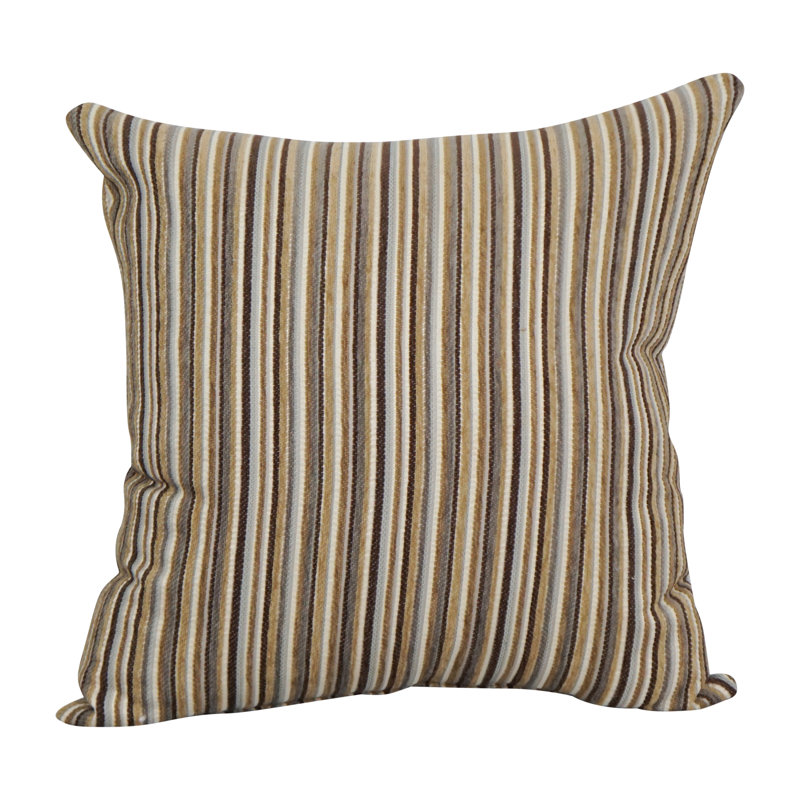Striped Reversible Throw Pillow, Otto Sahara