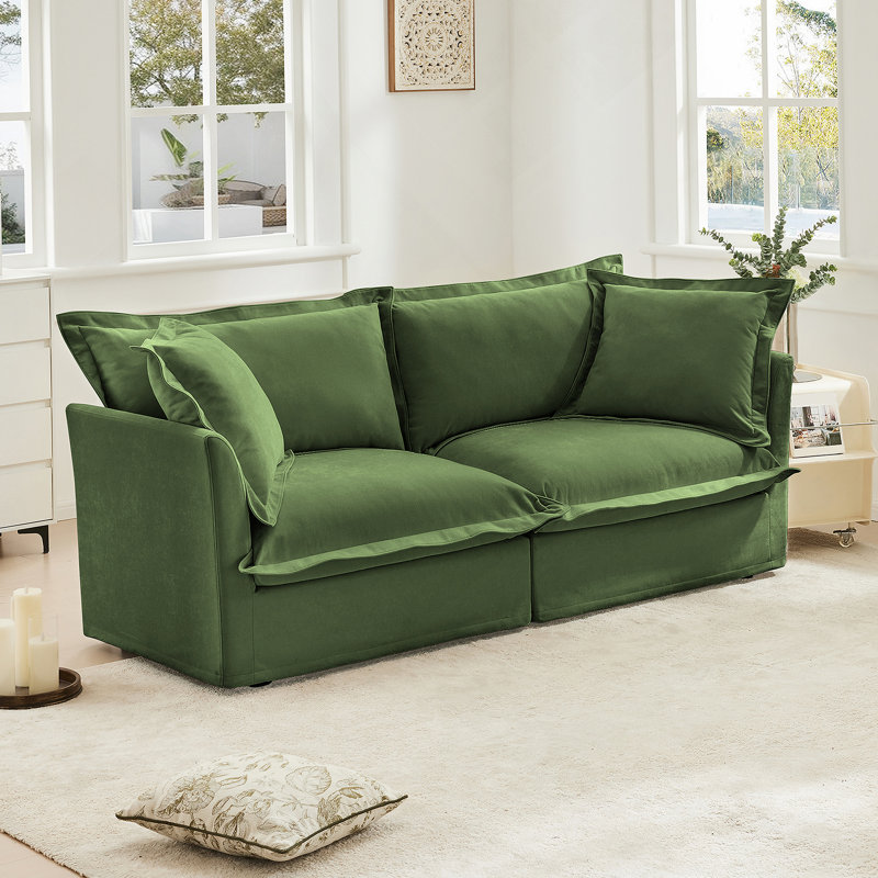 Canapé confortable à 2 sièges avec revêtement amovible pour rehausser la décoration intérieure