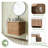 24'' Wall-Mounted Floating Bathroom Vanity with Quartz Top