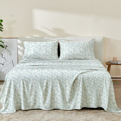 Pre Washed Microfiber Printed Sheet Set - Killian Collection