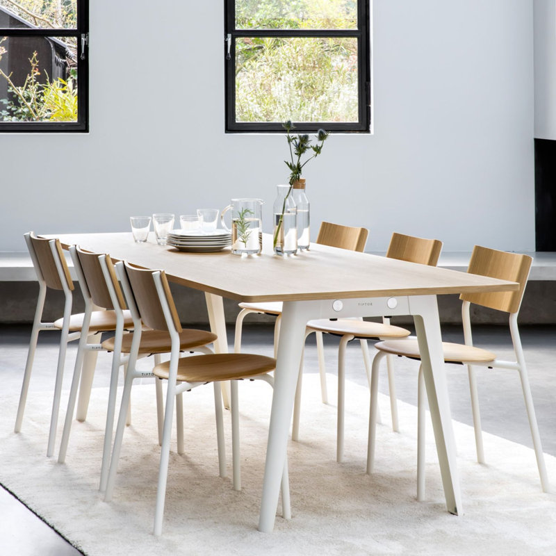 SSD Dining Side Chair, Cream White