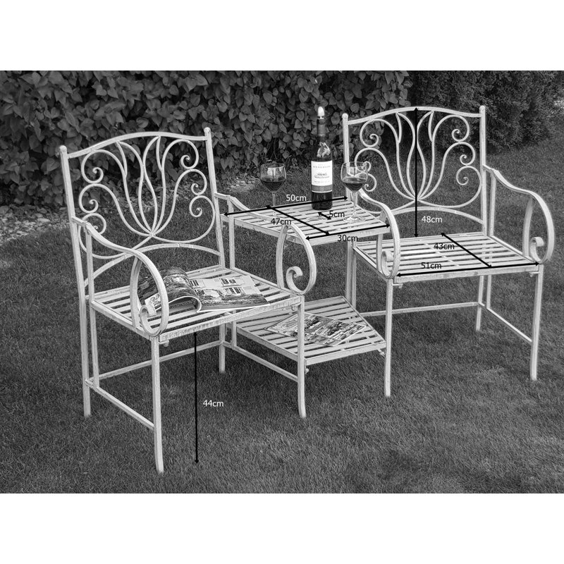 Zelda Metal Love Seat