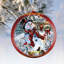 Holiday Splendor 5 in. Handmade Glass Snowmen Bauble