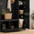 60" Wide Farmhouse Freestanding Hall Trees with Storage Shoe Bench and Hooks-129417284