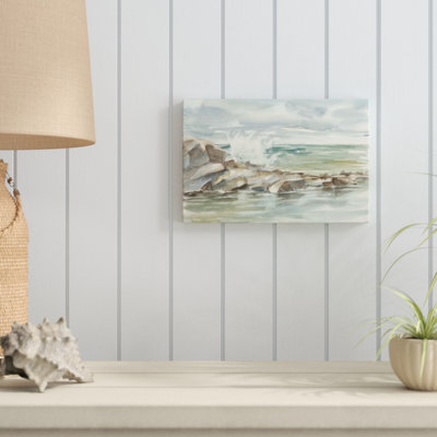 « côtier aquarelle iv », peinture sur toile