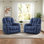 41'' Oversized Power Lift Chair - Heated Massage Electric Recliner with Super Soft Padding Set of 2