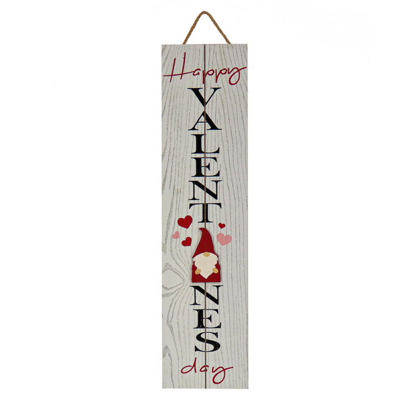 Plaque murale 24 "Happy Valentines Day"