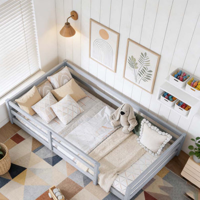 Floor Bed, Montessori Floor Bed with Fence