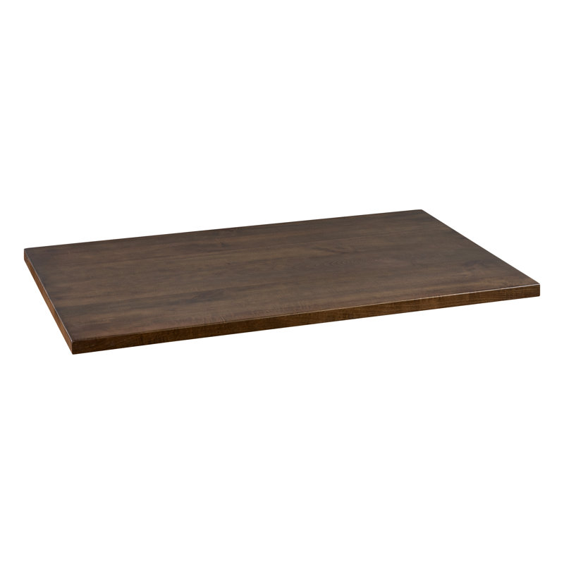 Plateau de table 30 po Kelly, H 1,5 po x l 48 po x P 30 po, Chêne foncé
