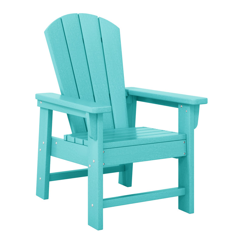 Laguna Kids All-Weather Poly Adirondack Chair, Turquoise