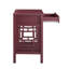 Table de bout avec rangement Mastic-635102946