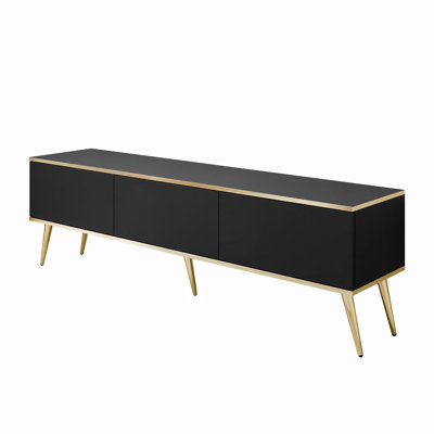 OXFORD III TV Stand with Golden Legs