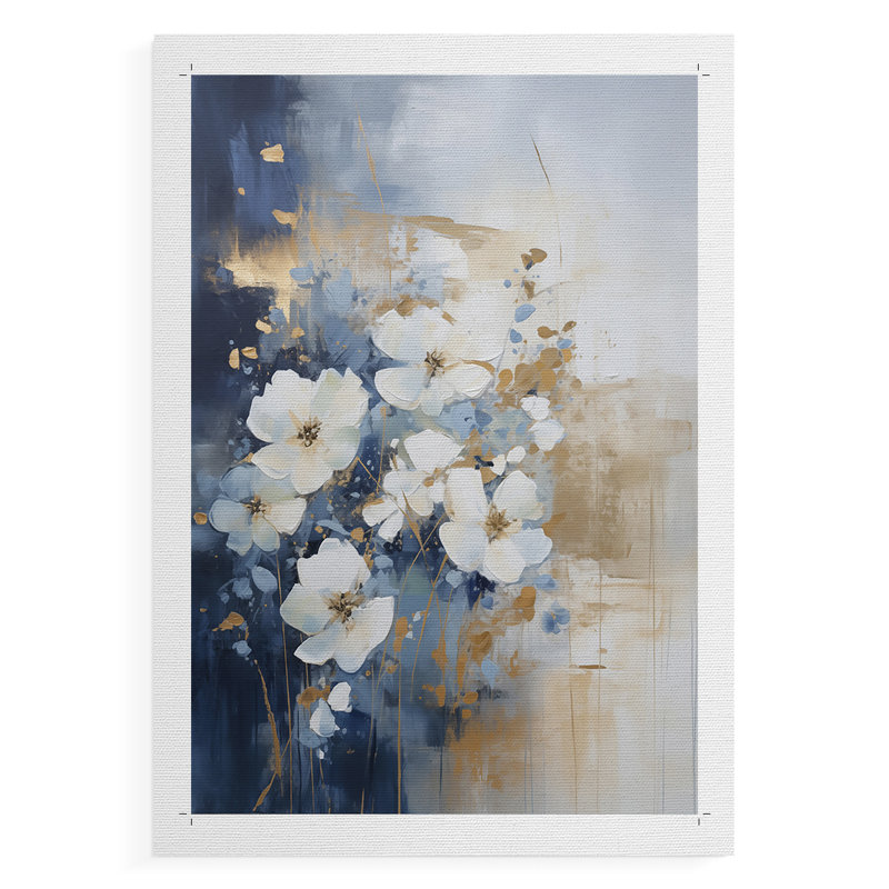 Série FLORAL CECIX - Impression sur toile seulement - NON-CADRE, H 18 po x l 12 po