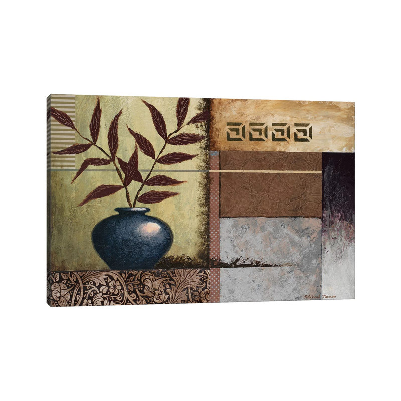 Cobalt Vase by Michael Marcon - Wrapped Canvas Painting, 66.04 cm H x 45.72 cm W x 3.175 cm D