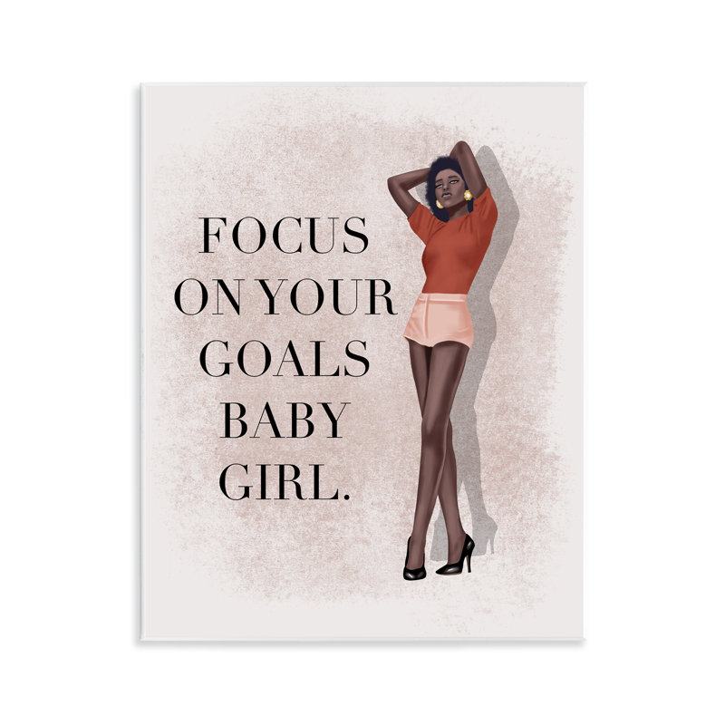 «Focus On Goals Girl» par Saba Rauf