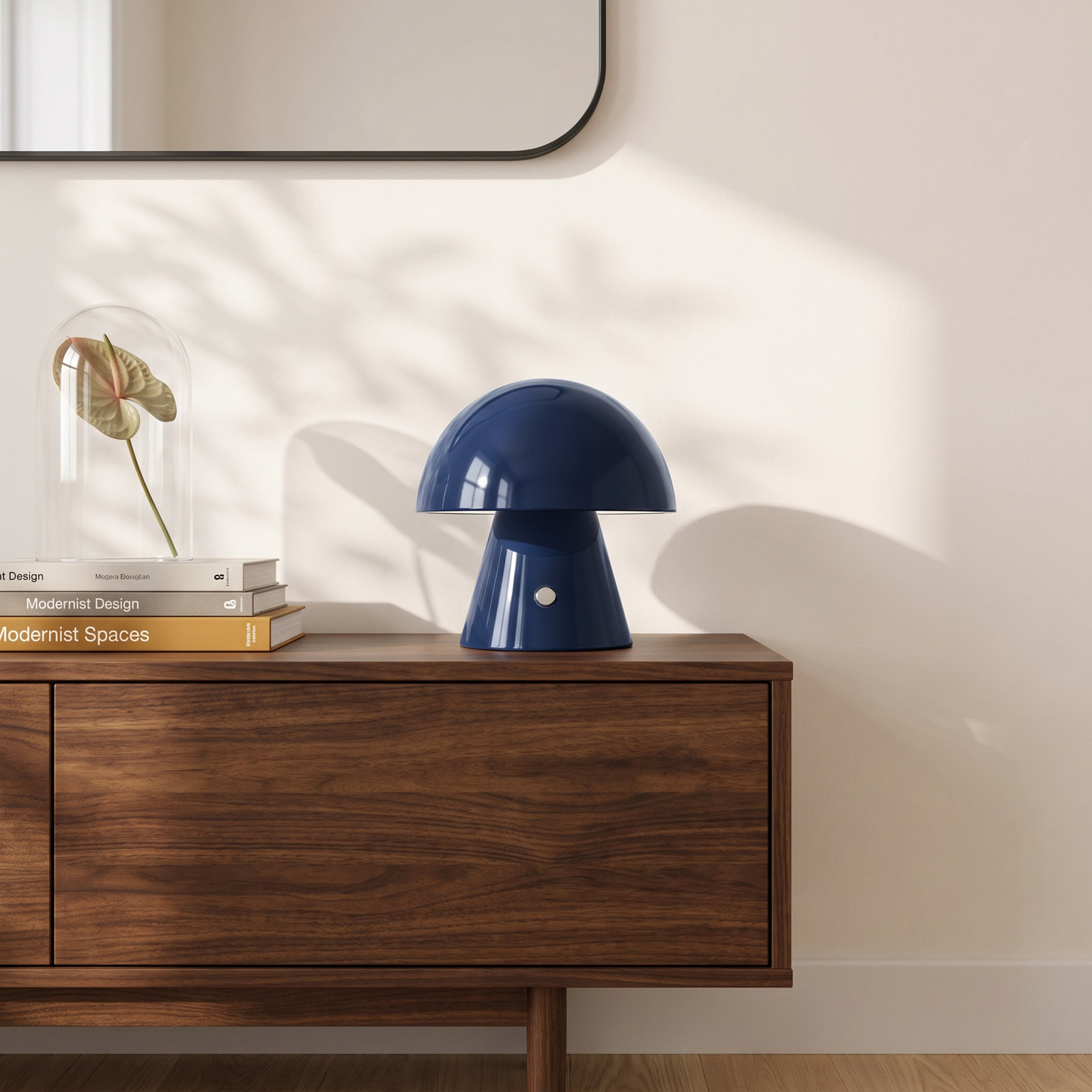 Xyanna Metal Desk Lamp, Navy