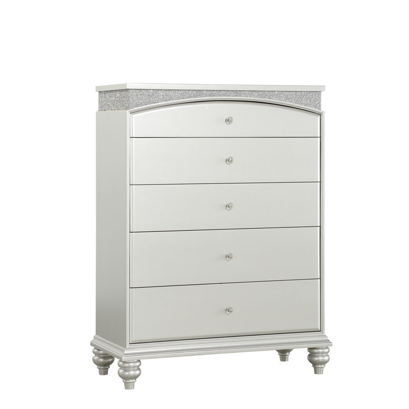 Commode à finition platine Maverick