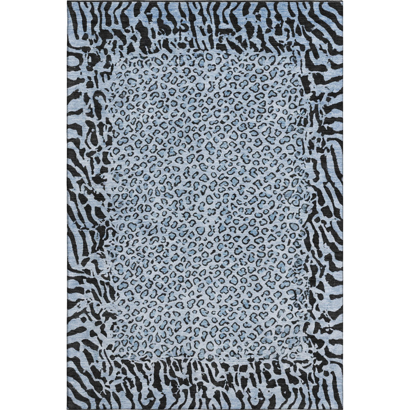 Tapis en peau d'animal de qualité supérieure lavable à la machine Alvey AMF1230, Rectangle 10 pi x 14 pi
