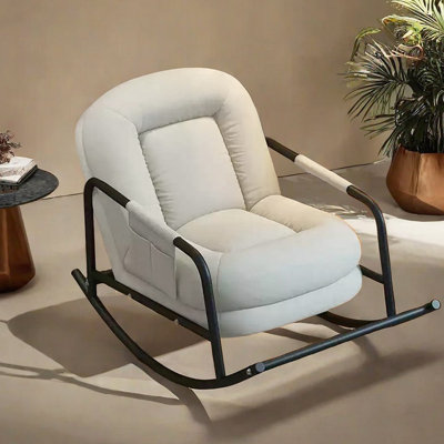 Chaises berçantes réglables avec poches de rangement