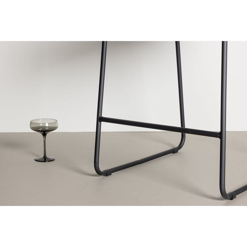 Seresa Upholstered Counter Stool with Metal Frame
