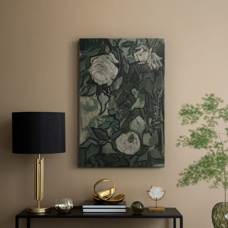 Imprimé floral rétro CCLIV - galerie Cavas sur mesure, H 27 po x l 18 po