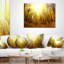 Forêt d'automne jaune au soleil - coussin imprimé forêt-29961409-29963111