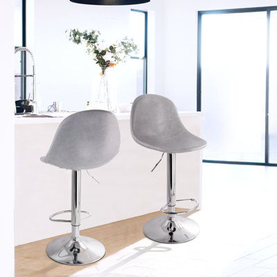 Evester Swivel Adjustable Height Counter Stool