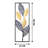 Handmade Decorative Metal Wall Accessory, 12.6 x 2.0 x 35.4 Inches | 100% Metal, Thickness: 0.03 Inches | Unique Hand-Painted Design with Color Variations | Perfect for Home Decor & Art Lovers