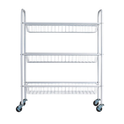 3 Basket Storage Cart