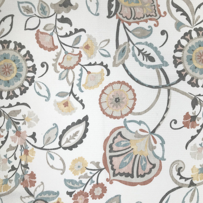Jehu Paisley Tailored Cafe Curtain, 24" W x 54" L