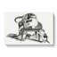 Cat with Kittens by Gottfried Mind - Wrapped Canvas Drawing - Wrapped Canvas-55371956