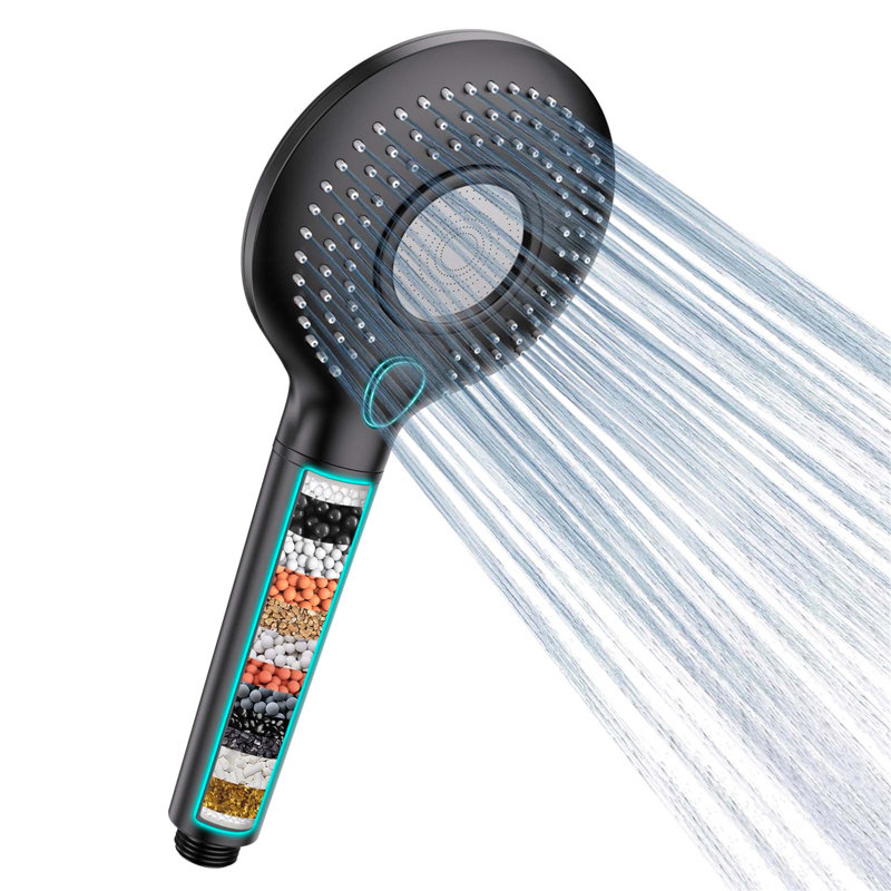 Handheld Shower Head, Matte Black