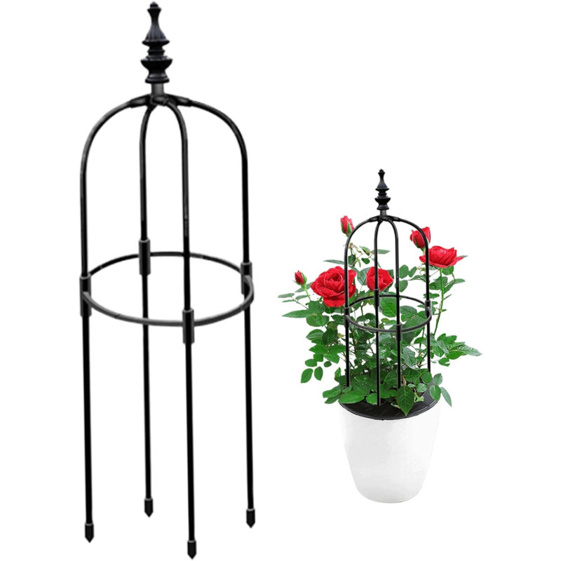 Sinobi 9.8'' W Plastic Obelisk Trellis, 3ft