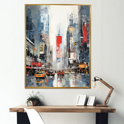 Minimaliste New York Shyscrapers I - gratte-ciel, art mural