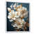 White Floater Framed