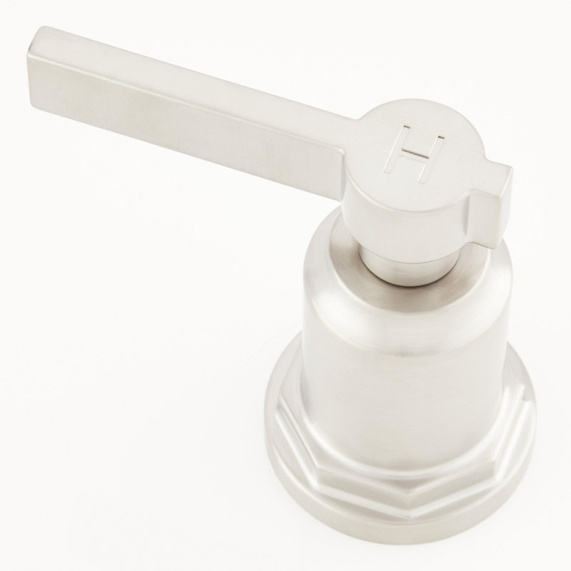 Greyfield Deck Mounted Roman Tub Filler Faucet - less Valve, Brushed Nickel