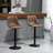 Kait Swivel Upholstered Adjustable Height Counter Stool with Metal Frame-1354896326