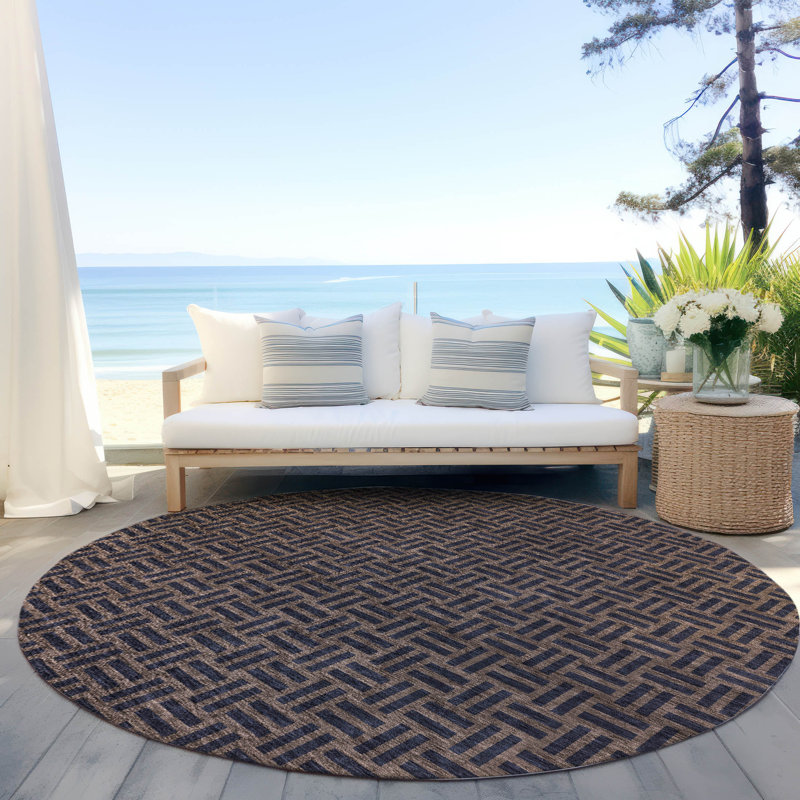  Maliana Area Rug, Round 8'