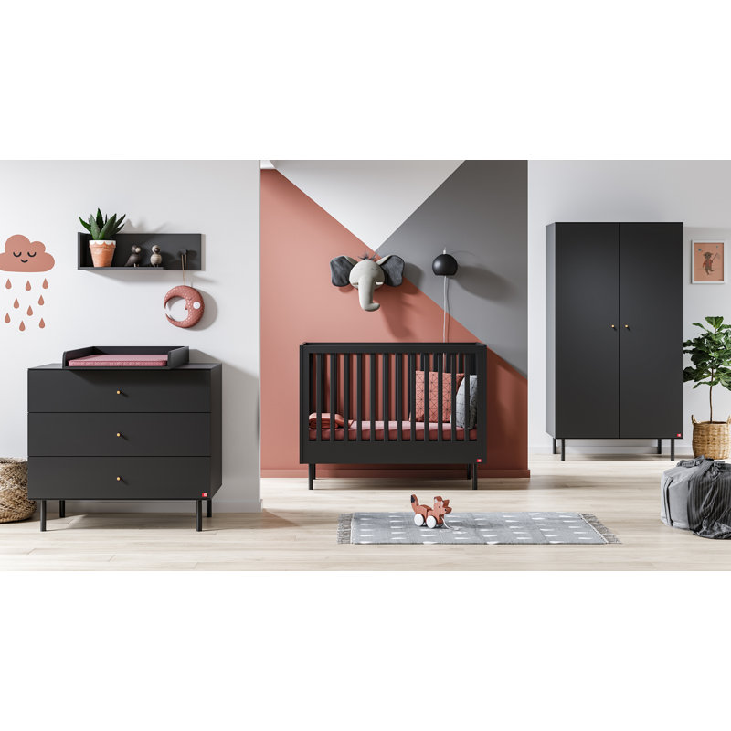 Karter Cot Bed, Black