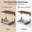 Chipboard,Metal Floating Shelf