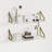 33'' H Storage Dresser Chest With 3 Drawers & 2 Wall Mount Shelves