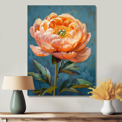 Ylann - Pivoines, art mural, salon