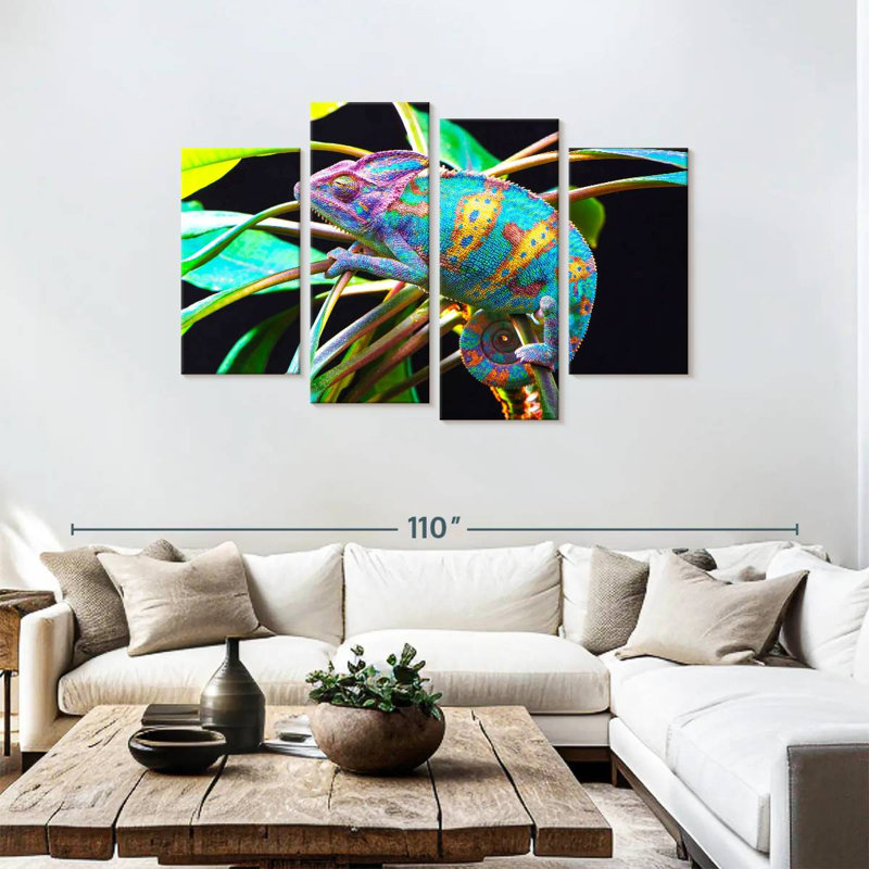 Brampt Chameleon, 48'' H x 75'' W