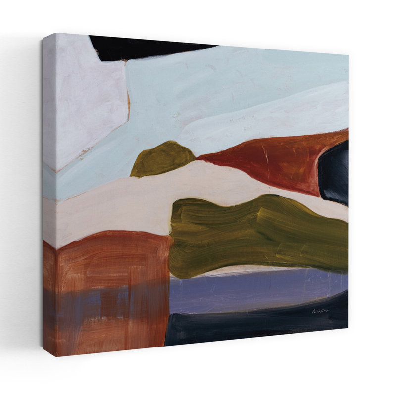 Habitation, art abstrait contemporain, H 18 po x l 18 po