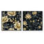 Joana - Ensemble de 2 collages carrés botaniques abstraits-101845388-101845393